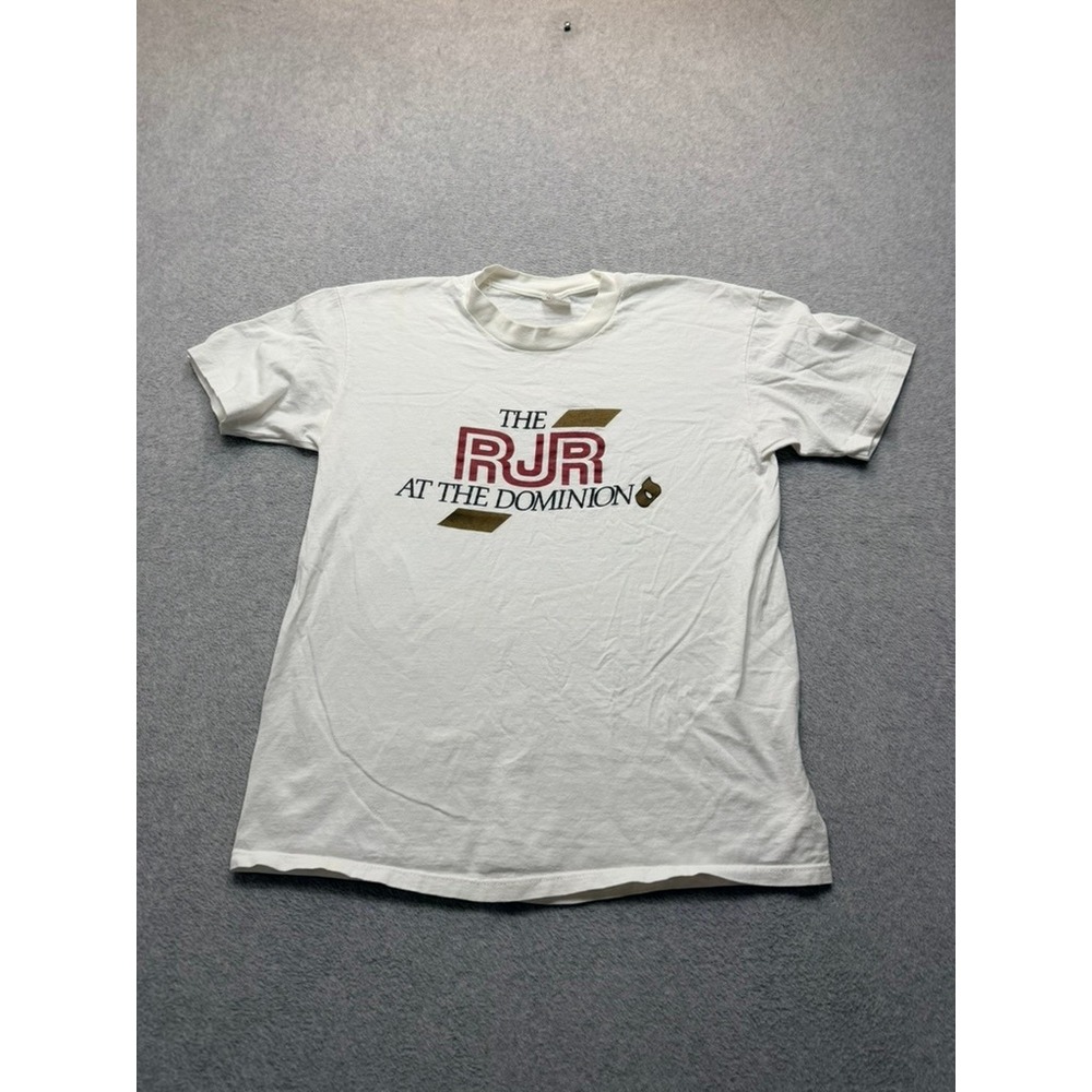 Vintage Stedman Super Hi-Cru The RJR at The Dominion Golf T-Shirt White Large